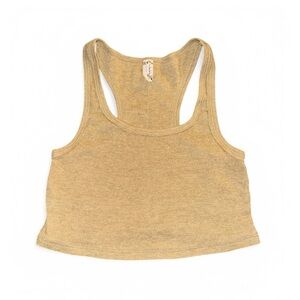 Free People intimately cropped racer back bra tank top